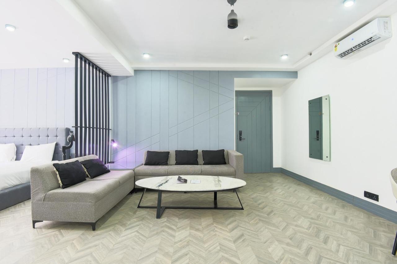 Bedchambers Serviced Apartments, Mg Road Gurgáon Kültér fotó