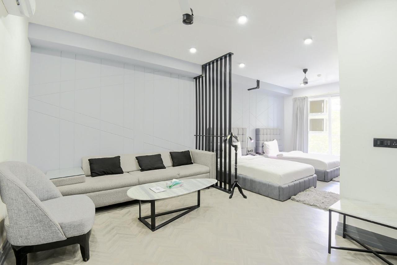 Bedchambers Serviced Apartments, Mg Road Gurgáon Kültér fotó