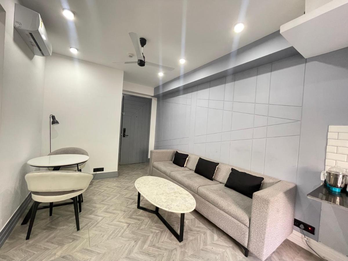 Bedchambers Serviced Apartments, Mg Road Gurgáon Kültér fotó