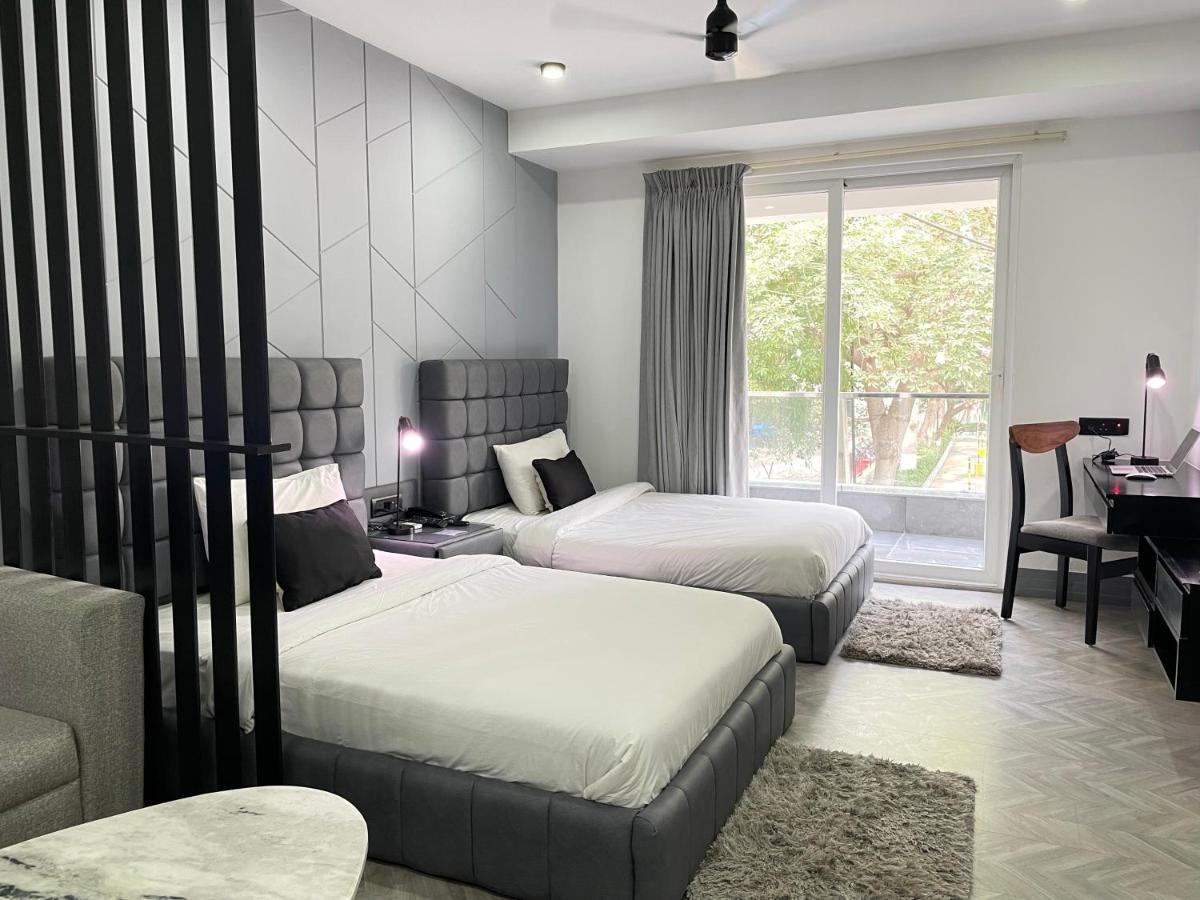 Bedchambers Serviced Apartments, Mg Road Gurgáon Kültér fotó