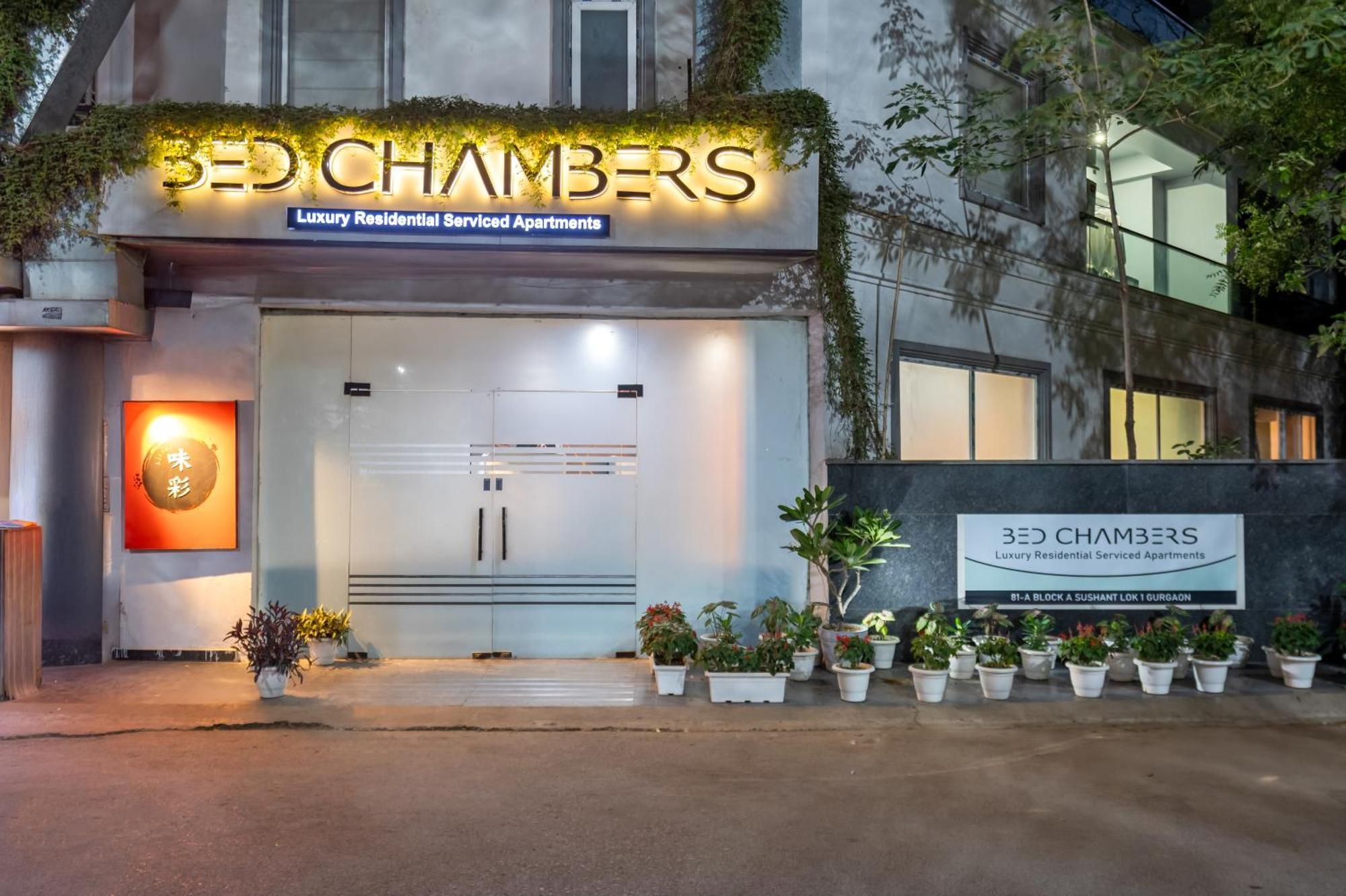 Bedchambers Serviced Apartments, Mg Road Gurgáon Kültér fotó
