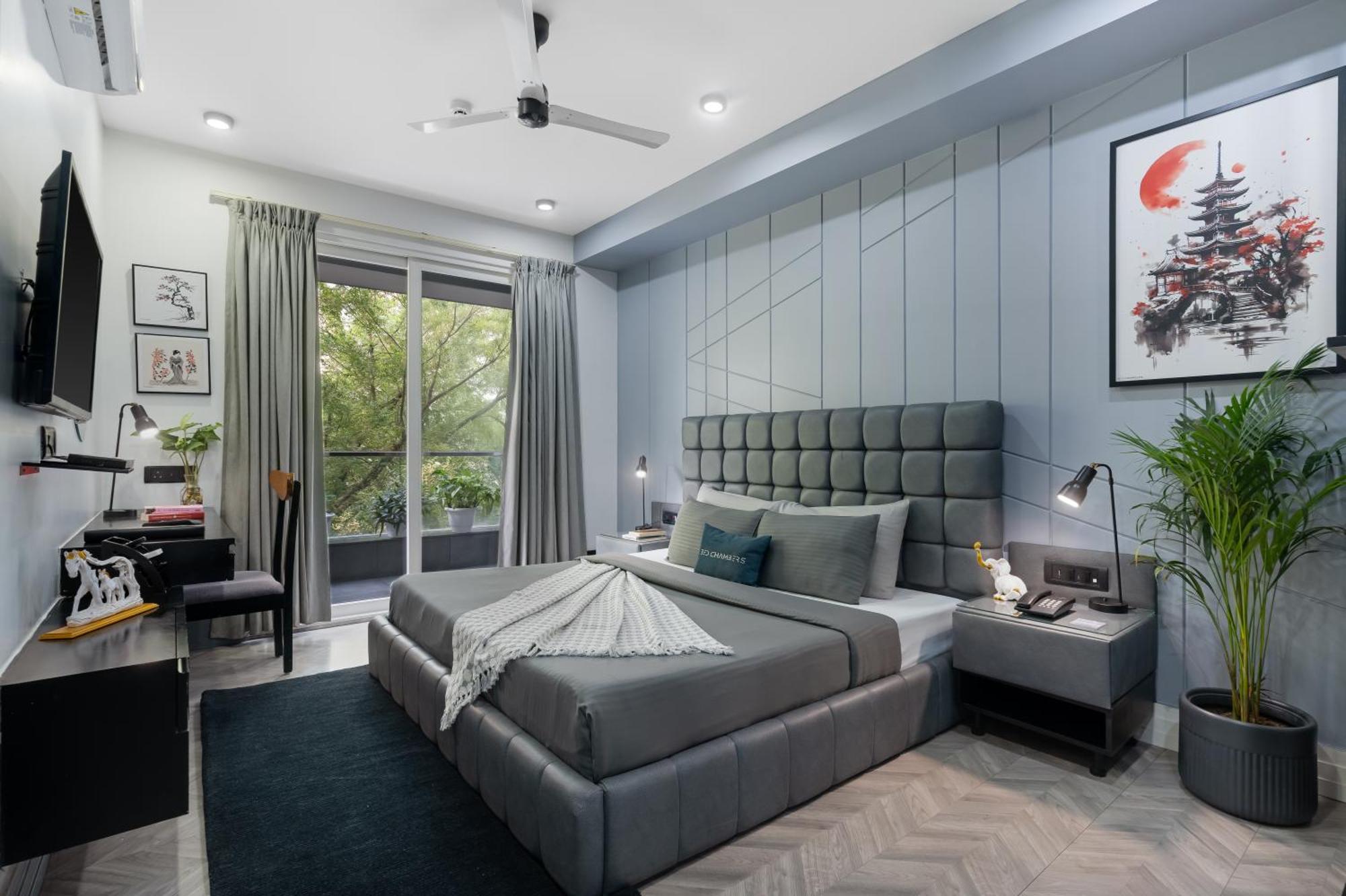 Bedchambers Serviced Apartments, Mg Road Gurgáon Kültér fotó