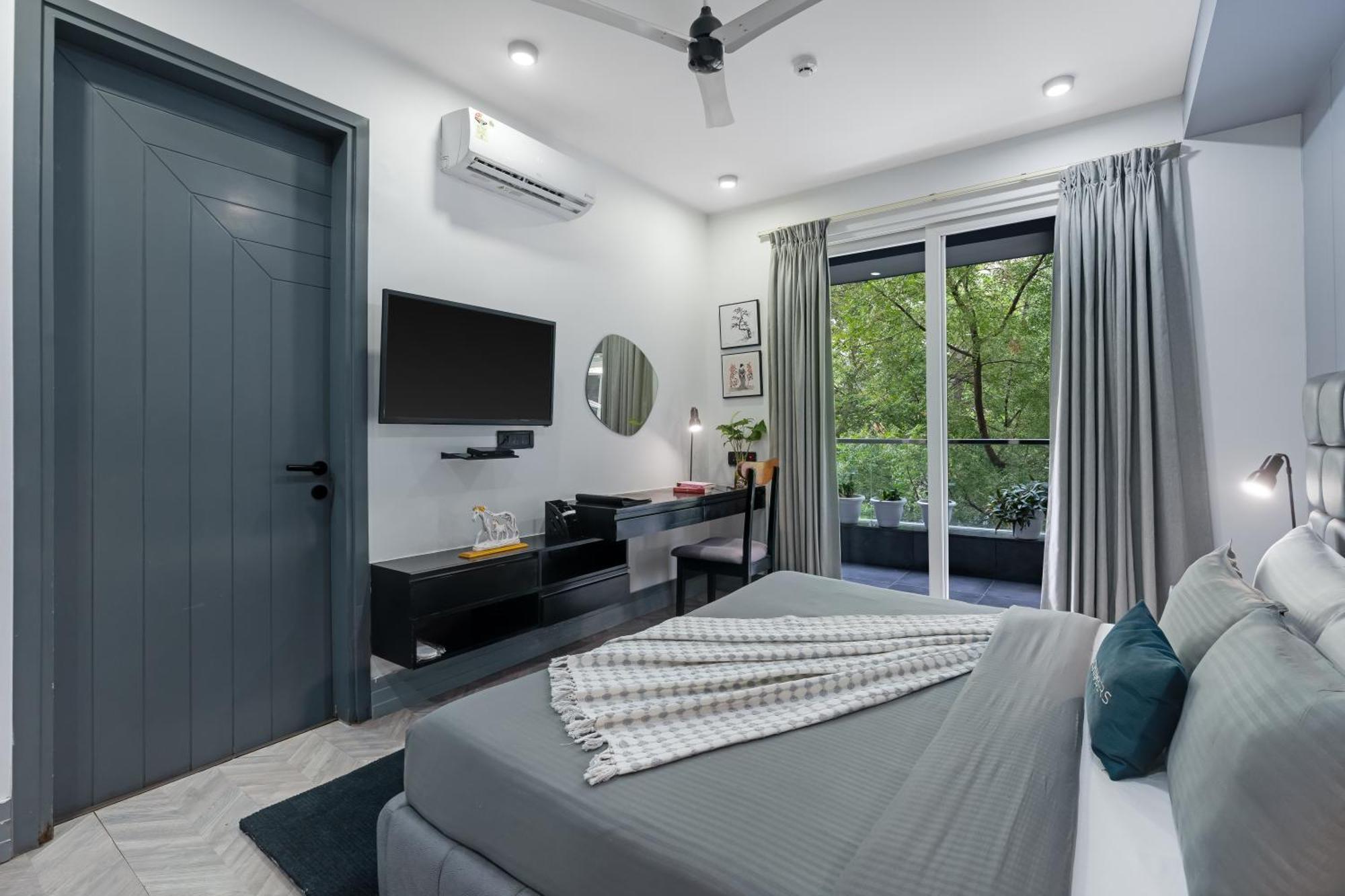 Bedchambers Serviced Apartments, Mg Road Gurgáon Kültér fotó