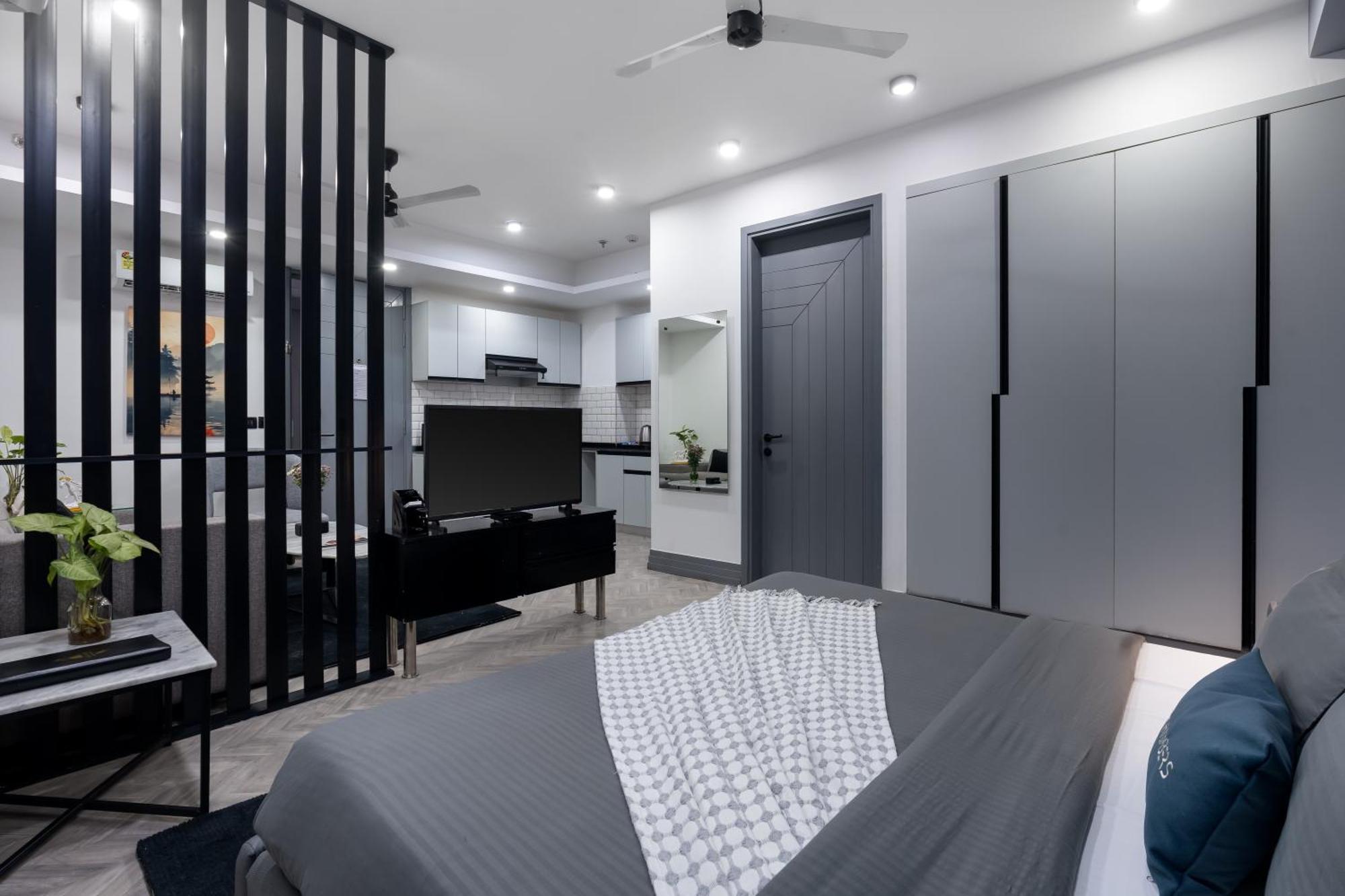 Bedchambers Serviced Apartments, Mg Road Gurgáon Kültér fotó