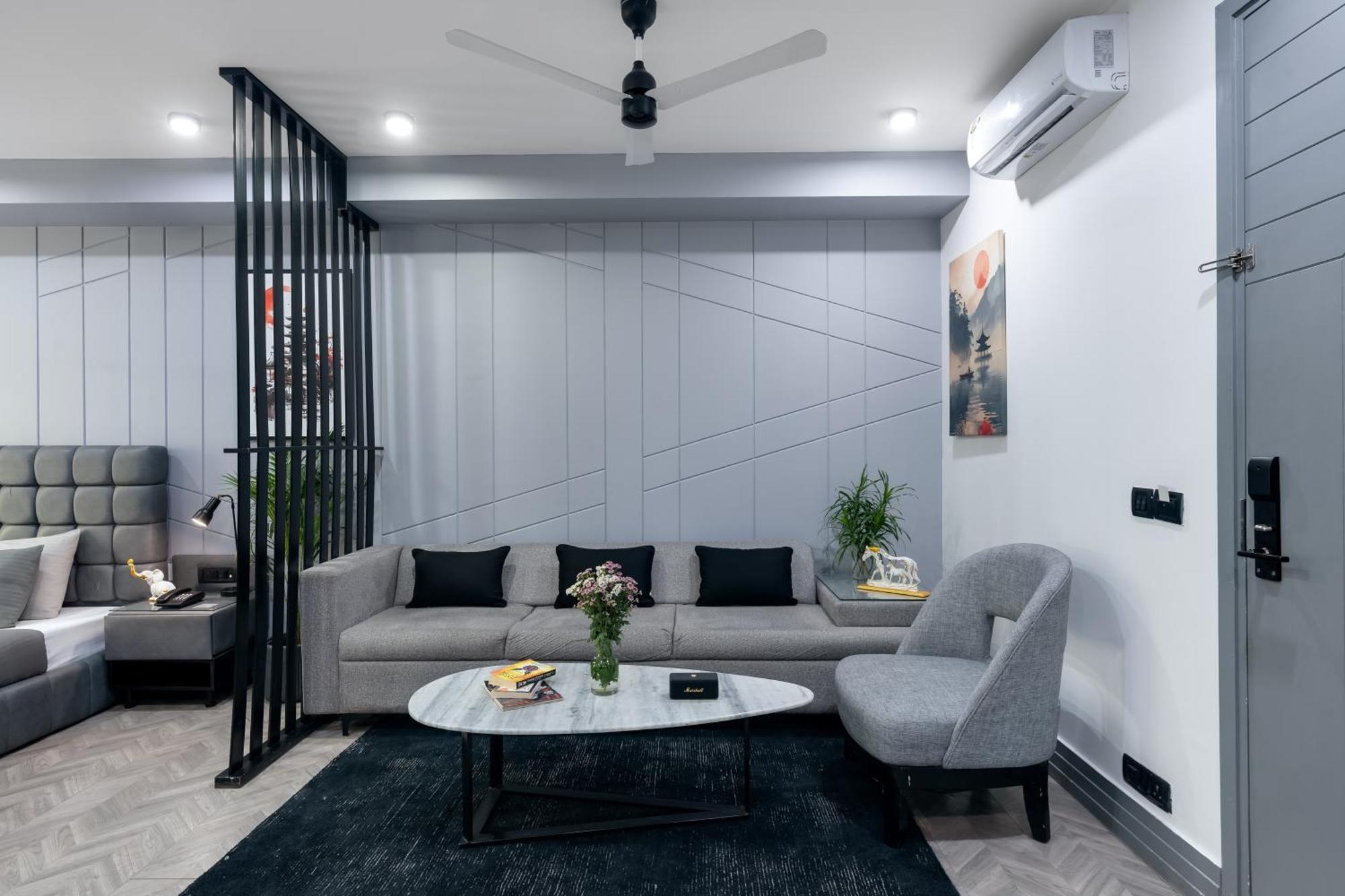 Bedchambers Serviced Apartments, Mg Road Gurgáon Kültér fotó